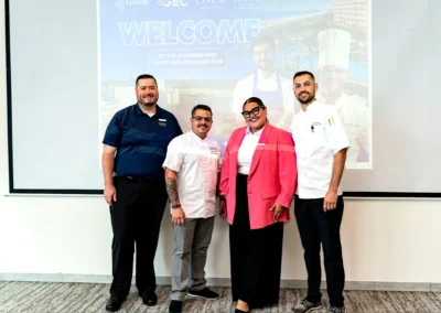 Equipo académico de Forever Culinary en presentación institucional